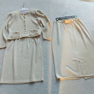St. Johns knit set in ivory